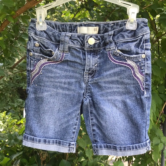 Route 66 Embroidered Jean Shorts Shopkins Tie Tee - Picture 14 of 16